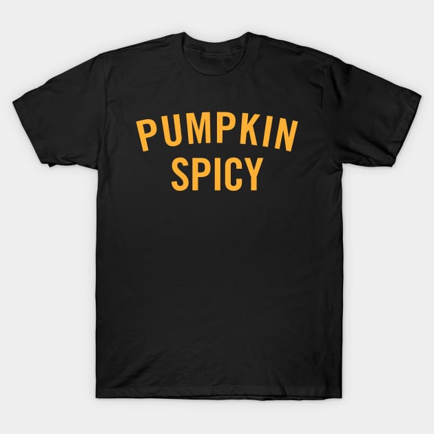 Pumpkin Spicy Latte T-Shirt by zubiacreative